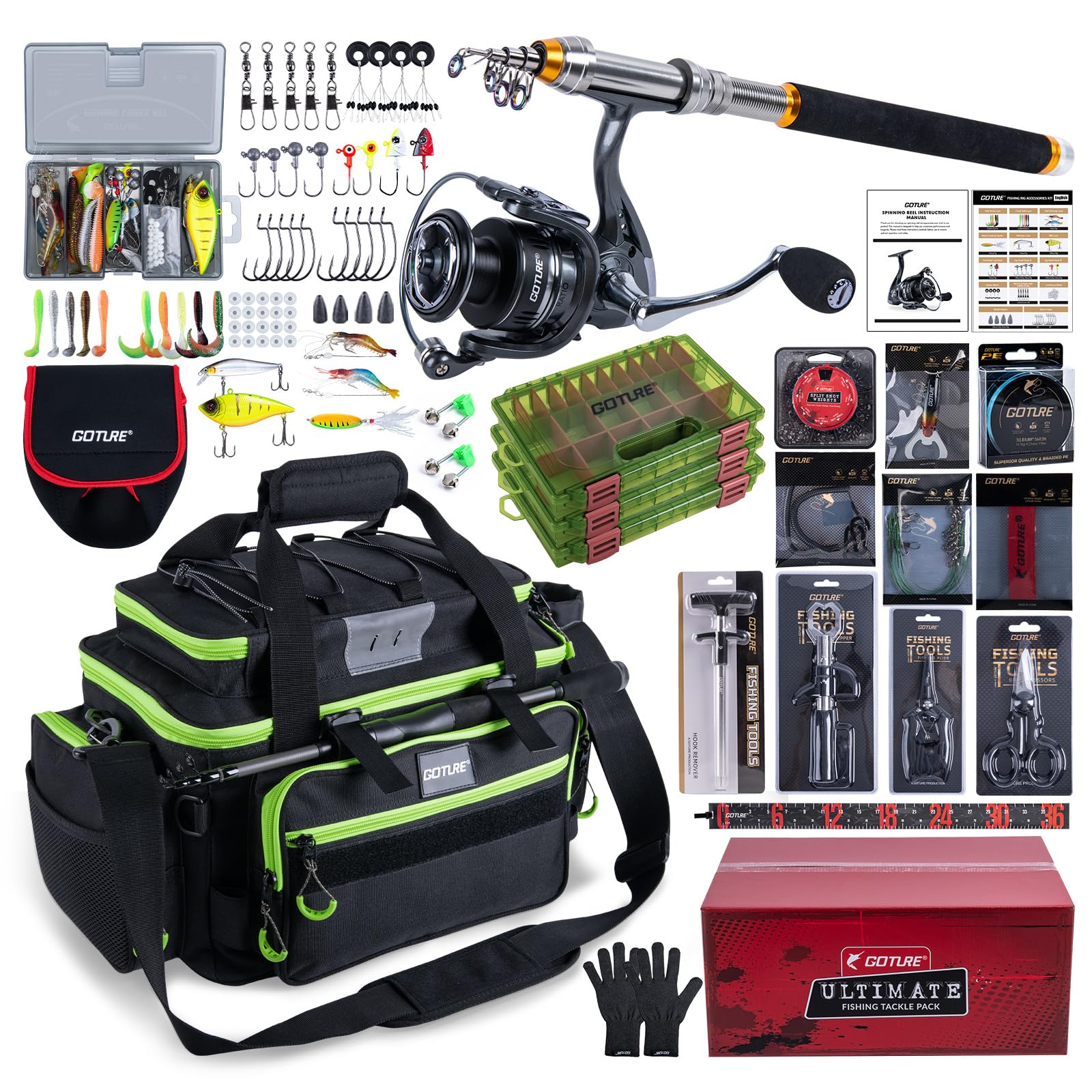 Goture Portable Travel Fishing - Fishing Bag Waterproof review and price